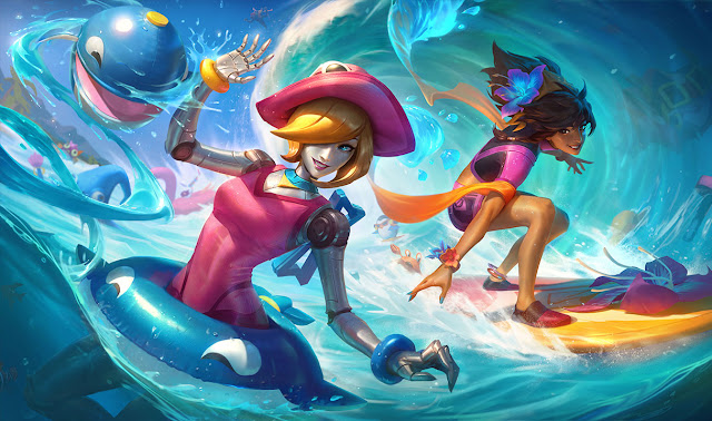 Nové Pool Party skiny na PBE