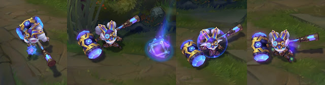 Hextech Poppy a Samsung Galaxy skiny na PBE