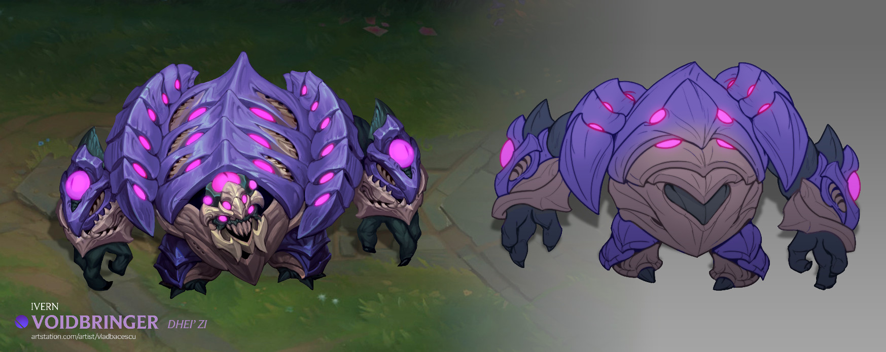 [Návrhy skinů] Ivern a Leona