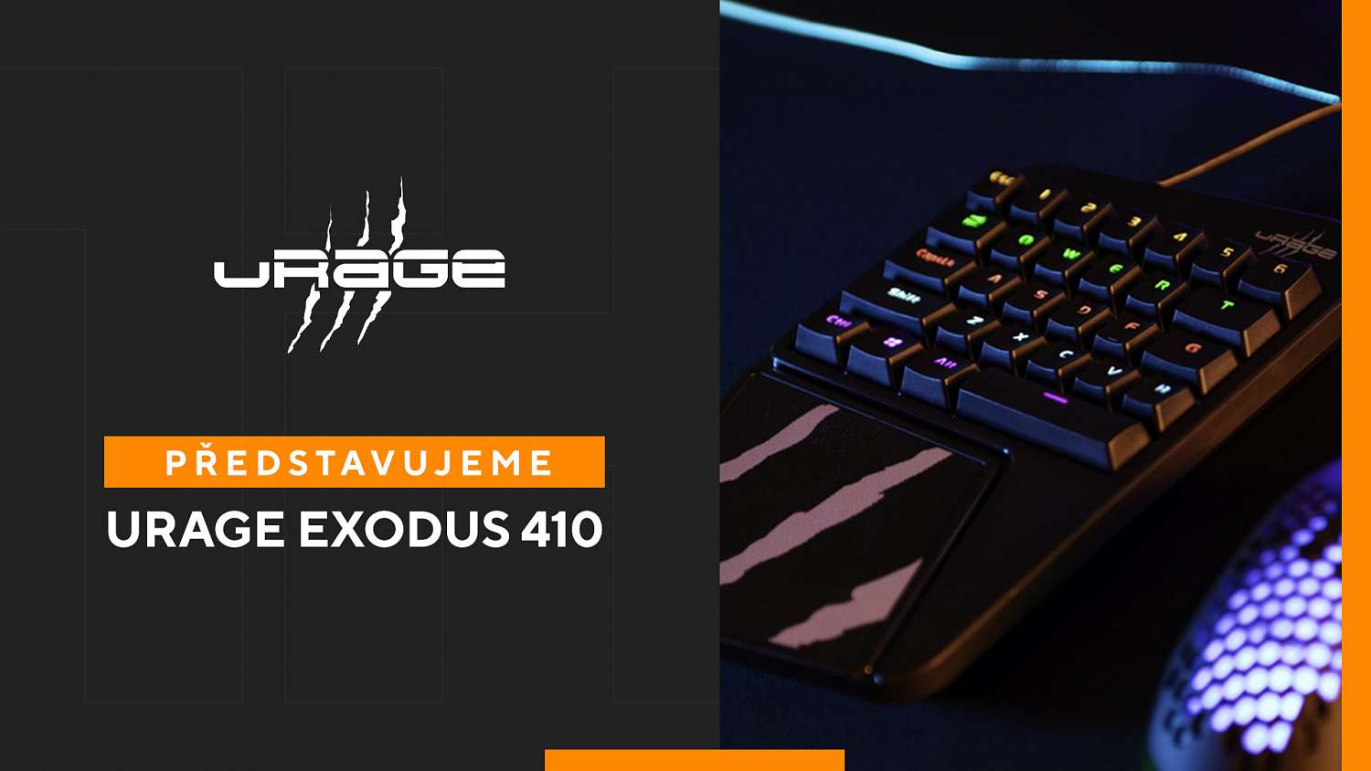 uRage Exodus 410 One Handed – 7 praktických využití pro malou herní klávesnici