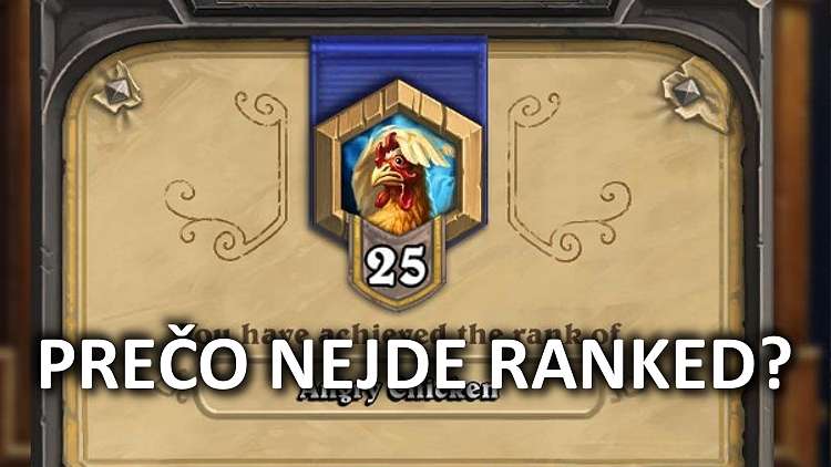 Prečo práve nefunguje Ranked Mode v Hearthstone?