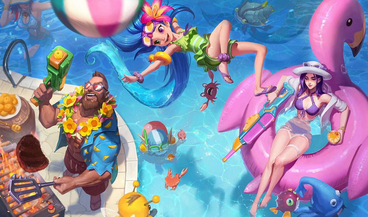 Tři nové Pool Party skiny na PBE