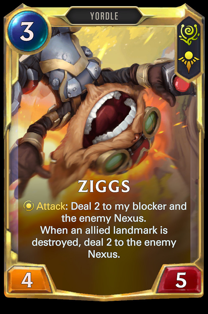 Nové karty: Ziggs