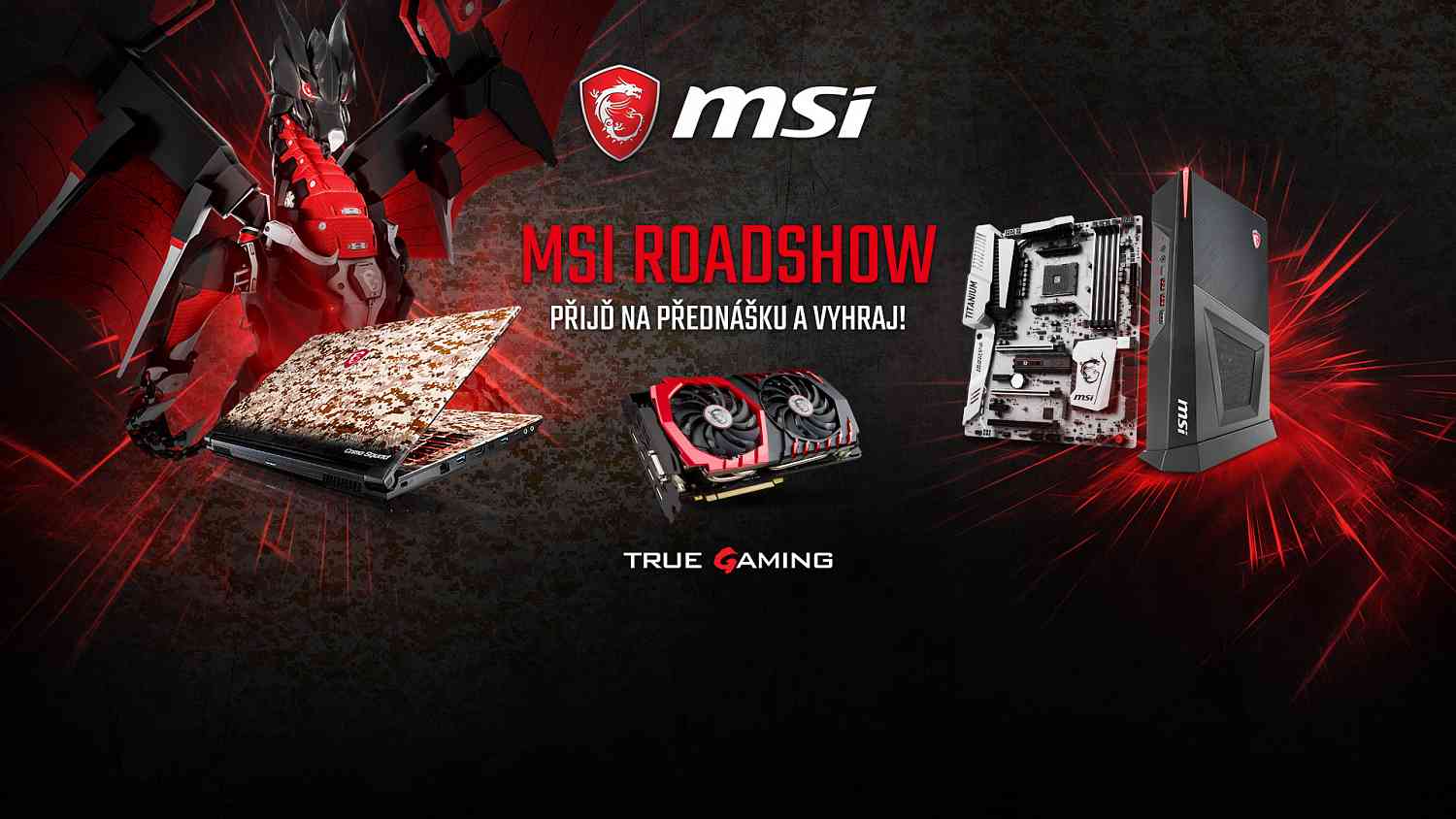 Zveme vás na MSI Gaming Roadshow 2017