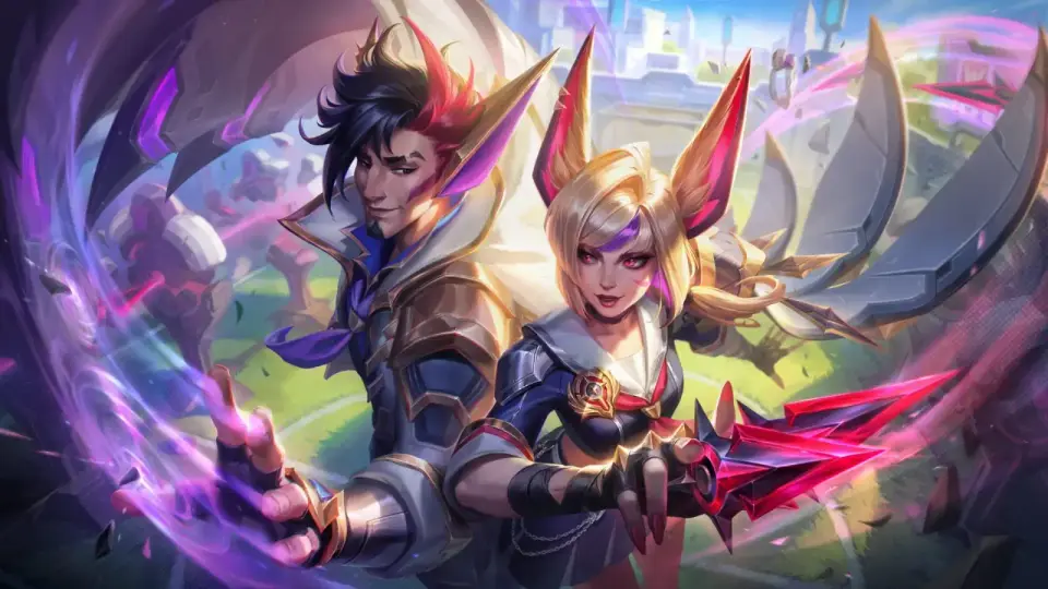 Battle Academia Rakan & Xayah