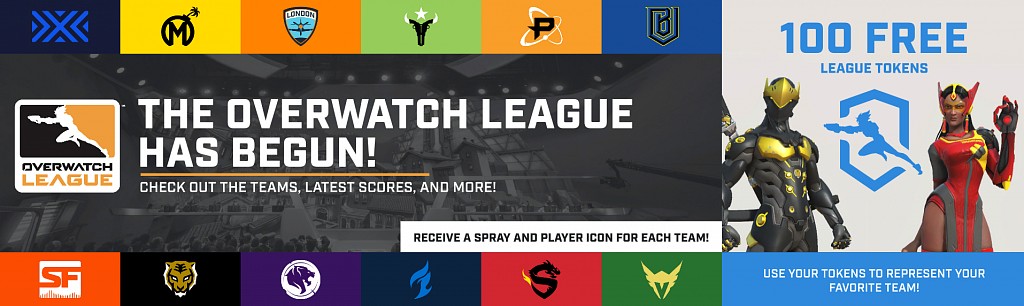 Update přinesl OWL skiny a League Tokens