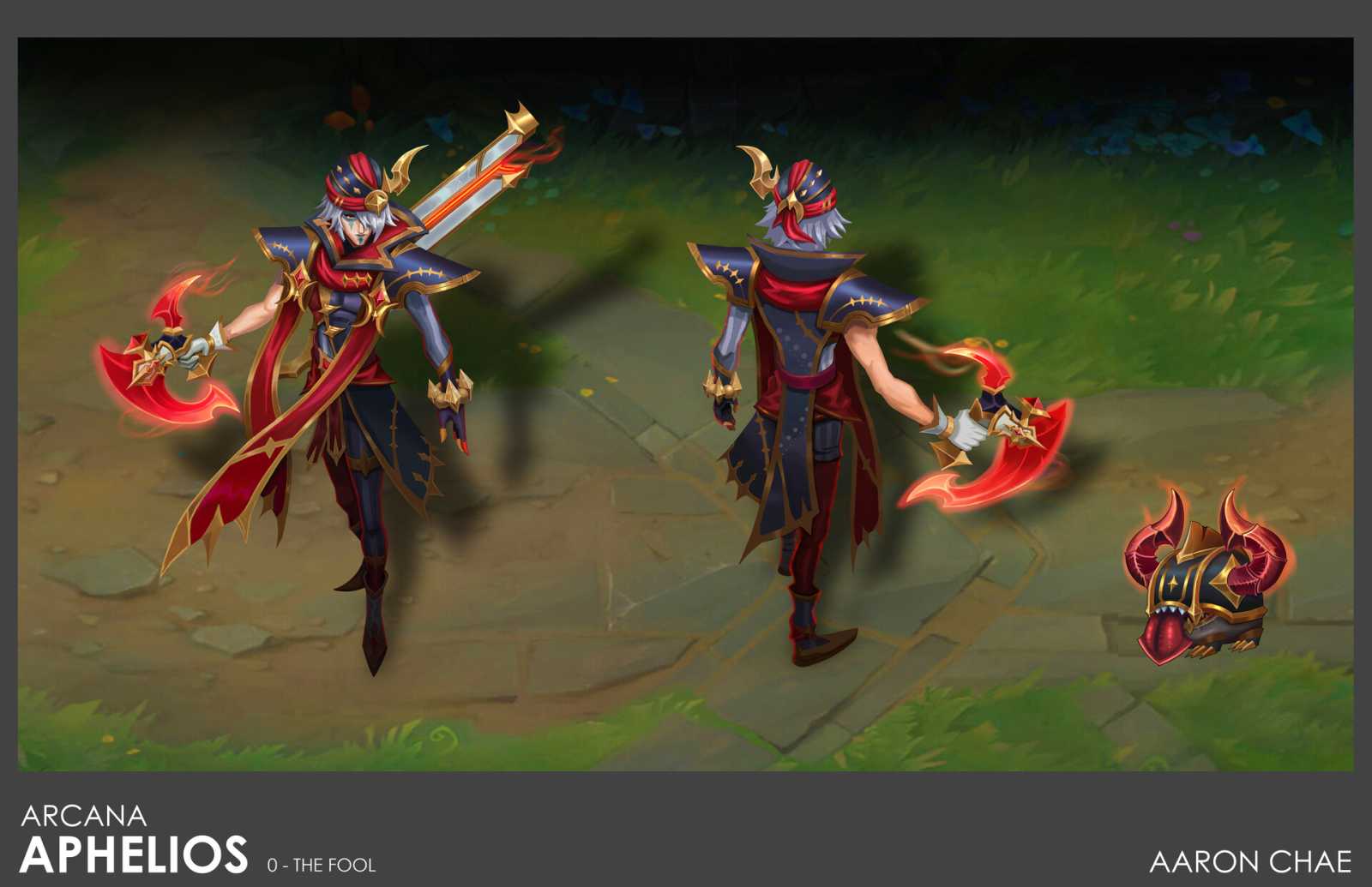 Návrhy skinů - Arcana Aphelios, Orianna, LeBlanc a její realistická verze