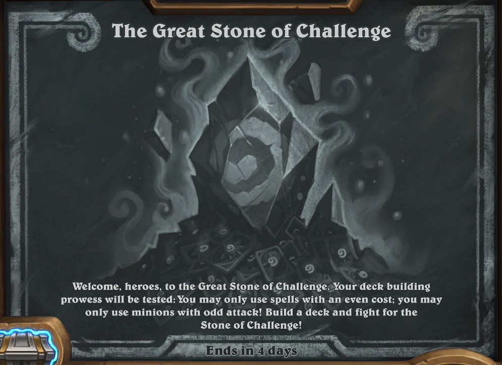 Nový Tavern Brawl je The Great Stone of Challenge!