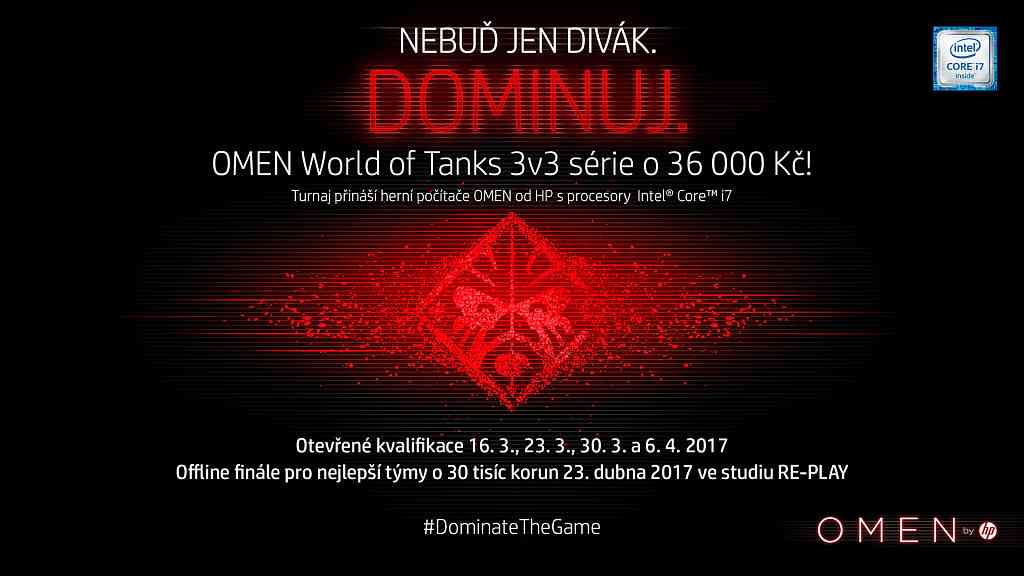 Zúčastni se OMEN World of Tanks turnaje a vyhraj 36 000 Kč