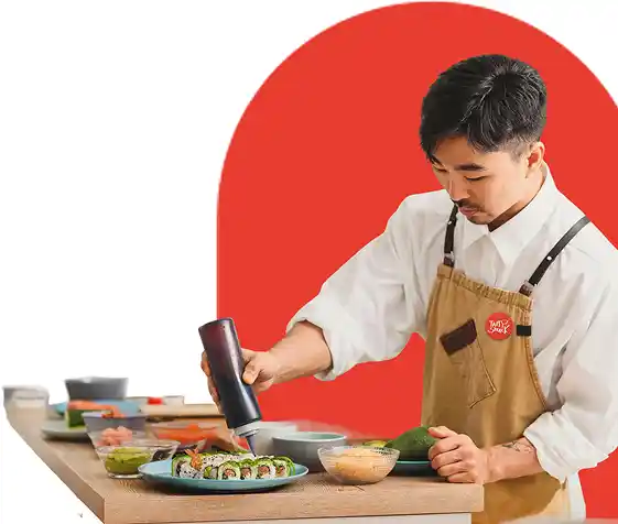 Live cooking at your workplace