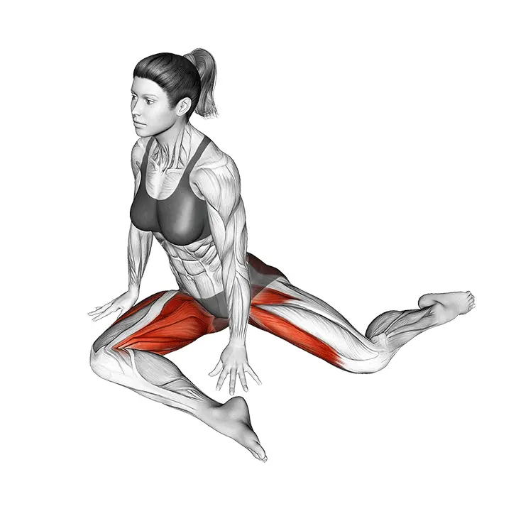 90–90 venytys - harjoituksen suoritus