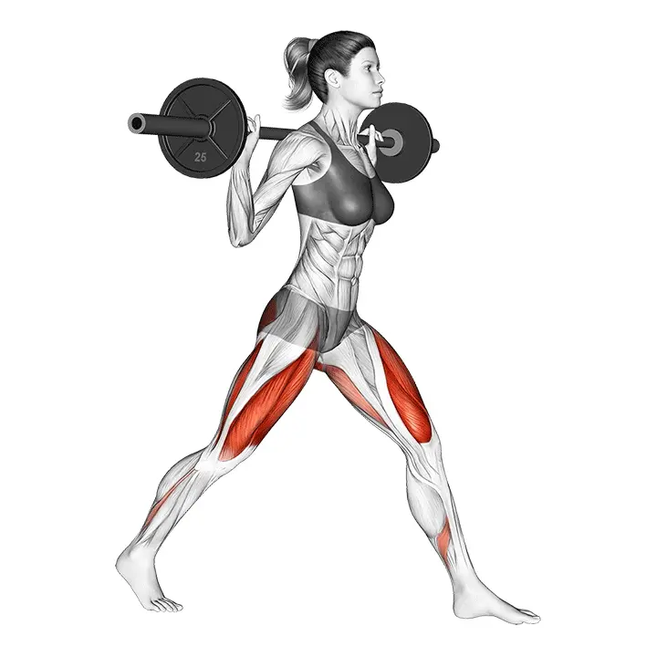 Levytangon askelkyykky - harjoituksen suoritus