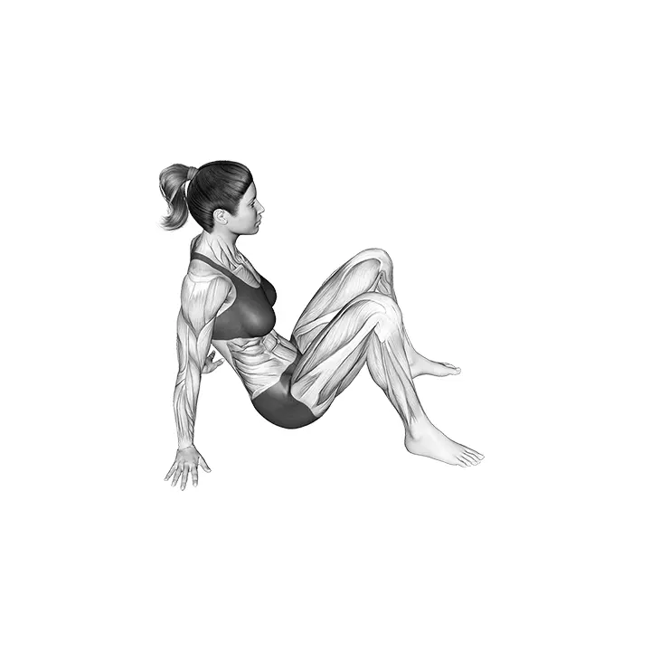 Kajaanas asento Savasana - harjoituksen suoritus