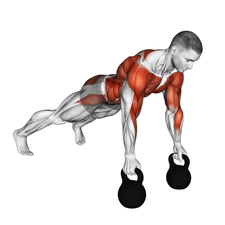 Kahvakuulan vuorotteluvetot - harjoituksen suoritus