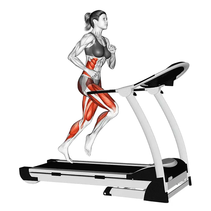 Juoksu juoksumatolla - harjoituksen suoritus