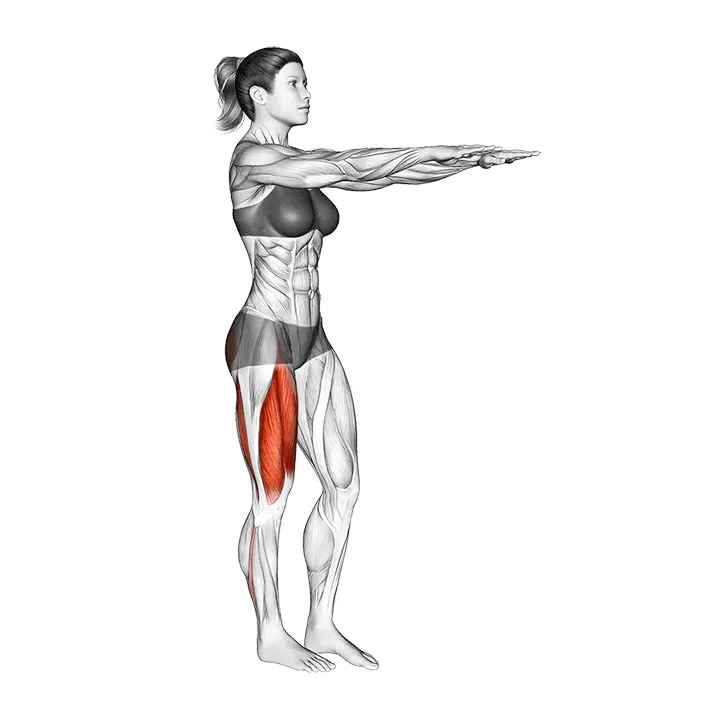 Yhden jalan kyykky - harjoituksen suoritus