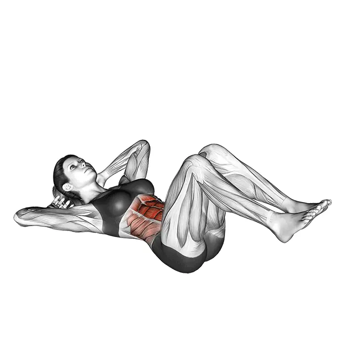 Vatsarutistus - harjoituksen suoritus