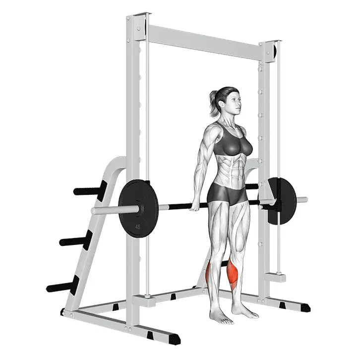 Smithin käänteinen pohkeen nosto - harjoituksen suoritus