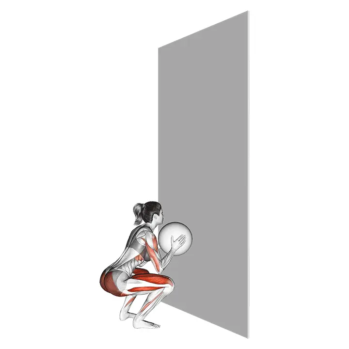 Seinäpallon heitto - harjoituksen suoritus