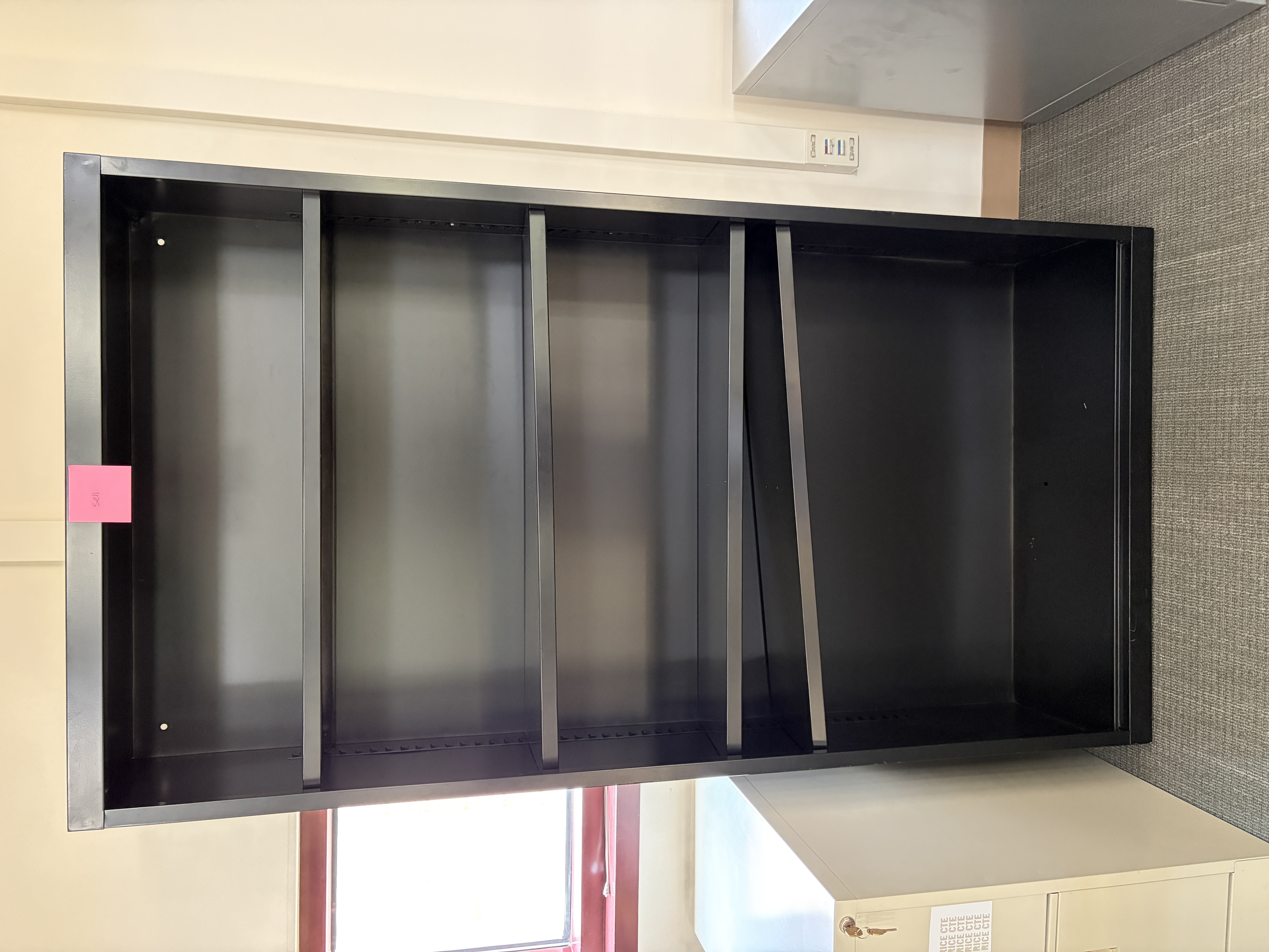 5 Shelf Metal Bookcase