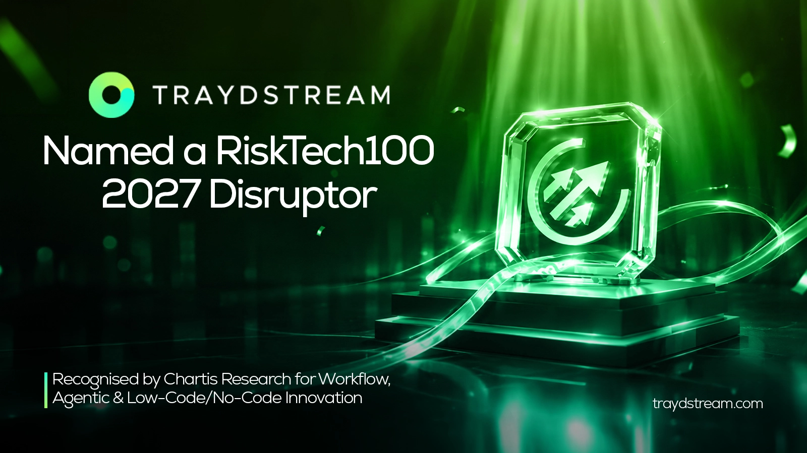 Traydstream Named RiskTech100 2027 Disruptor by Chartis Research