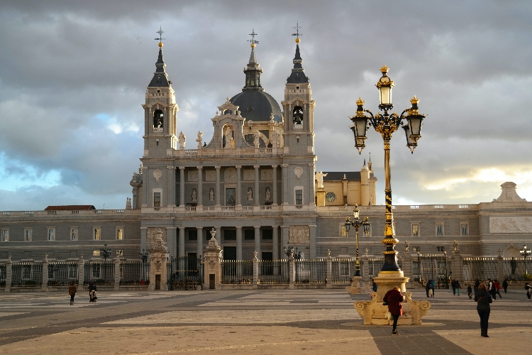  Square with Palacio Real de Madrid set in the background 