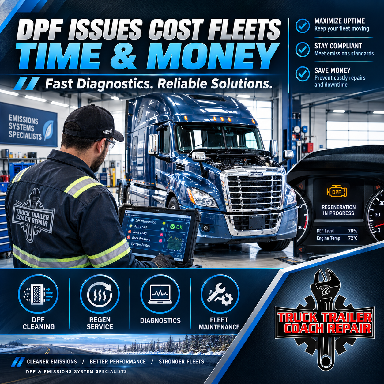 Fix DPF Problems Before They Become Downtime.