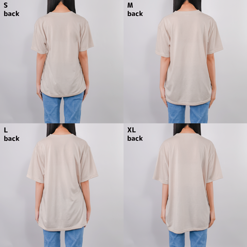 女性160㎝・Mサイズ着用 ドライコットンタッチTシャツ(5.6オンス)