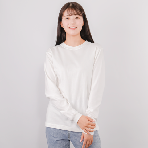 女性/165cm オーガニックコットンロングTシャツ(5.3オンス)