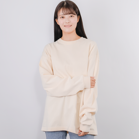 165cm/M ハイグレードビッグシルエットロングTシャツ(9.1オンス)