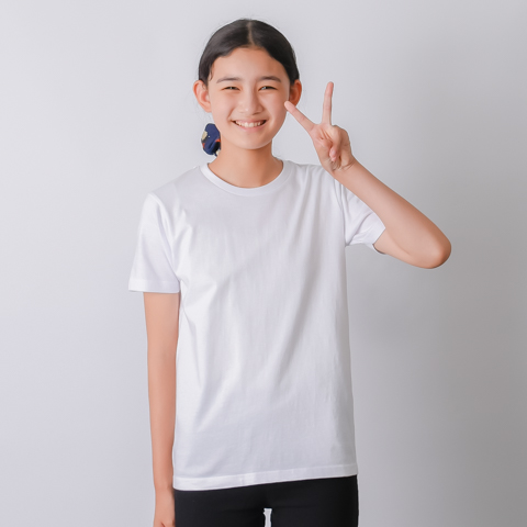 131cm/160 ベーシックTシャツ(5.0オンス)