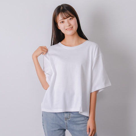 165cm レディースオーバーTシャツ(6.2オンス)