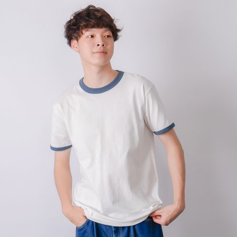 178cm/Lサイズ リンガーTシャツ(6.2オンス)