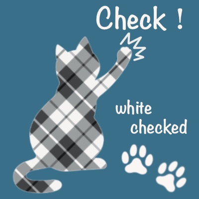 white checked