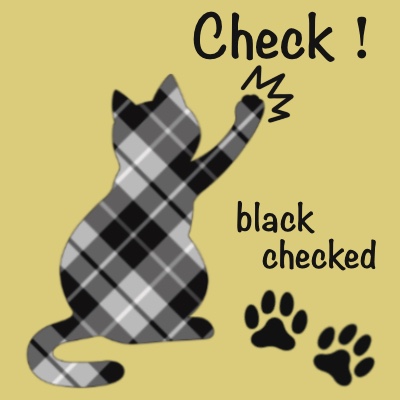 black checked