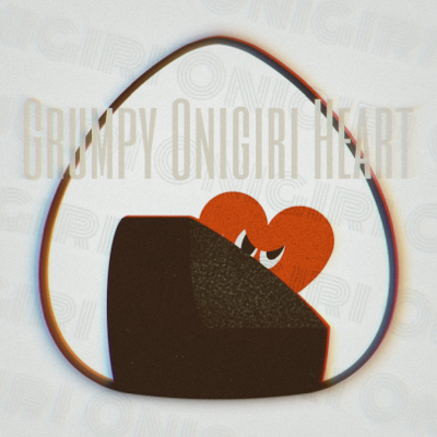 Grumpy Onigiri Heart