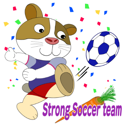 Strong soccer team