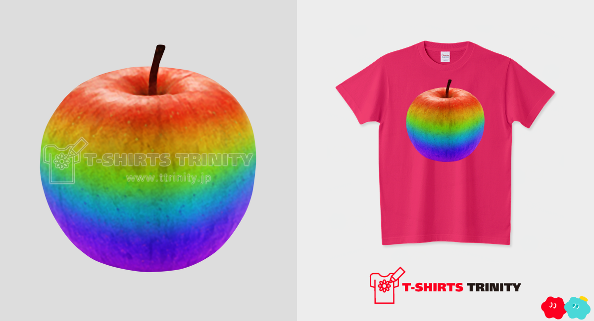 アップル純正 半袖ポロシャツ虹色リンゴ刺繍入と1997LaboFinder CD