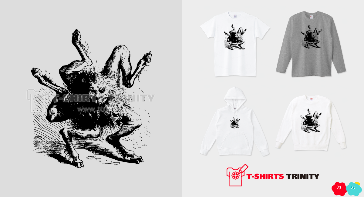 ブエル 地獄の辞典Tシャツ001