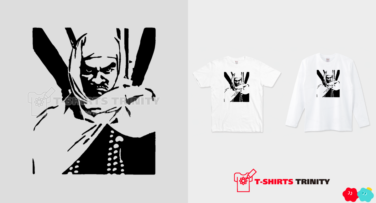 武蔵坊弁慶 歴史人物Tシャツ088