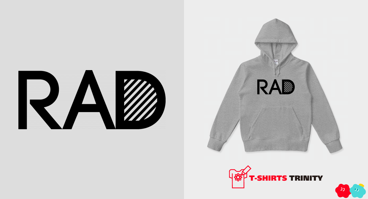 RAD 01（パーカー）|デザインTシャツ通販【Tシャツトリニティ】