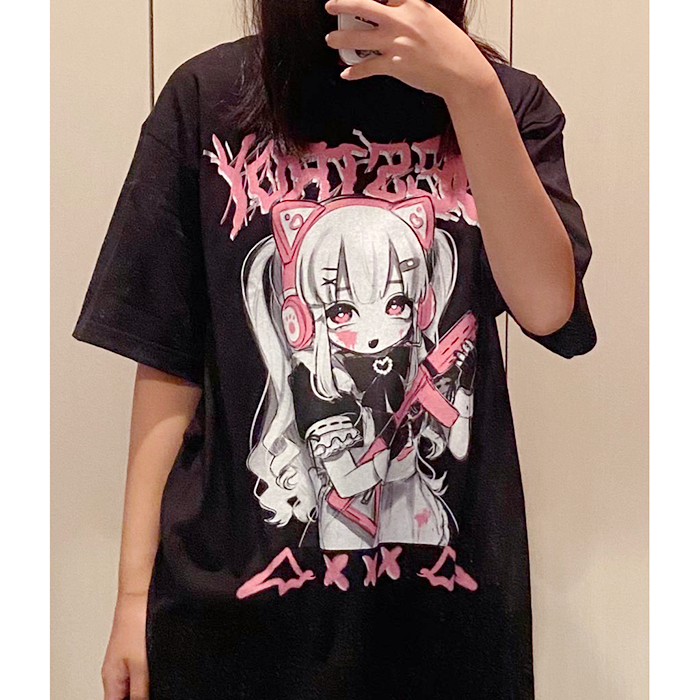 DESTROY（ロングTシャツ）|デザインTシャツ通販【Tシャツトリニティ】