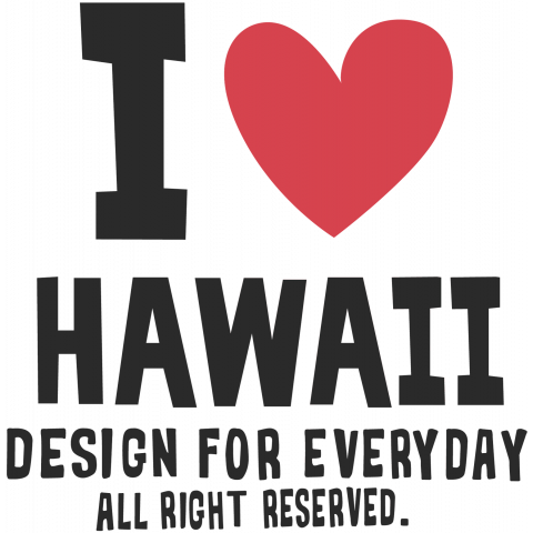 I Love Hawaii デザインtシャツ通販 Tシャツトリニティ I Love Hawaii デザインtシャツ通販 Tシャツトリニティ