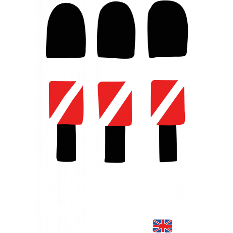 LONDON 兵隊さん&イギリス旗