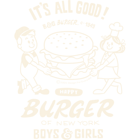 ハンバーガー&BOY&GIRL