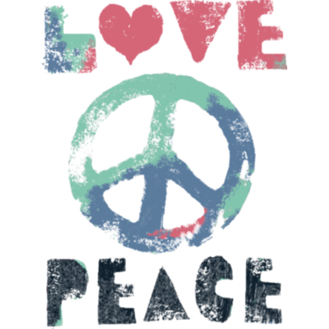 Love Peace デザインtシャツ通販 Tシャツトリニティ