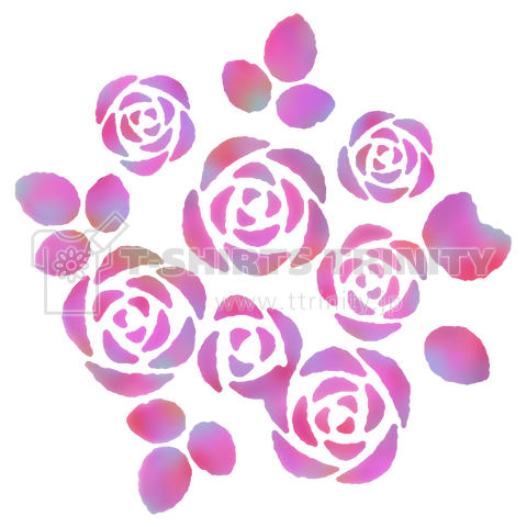 バラの花束―ピンク