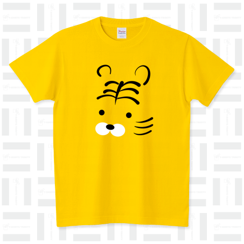 かわいいトラ・寅・虎(十二支・干支) スタンダードTシャツ(5.6オンス)