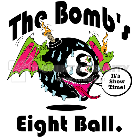 The Bomb S Eight Ball デザインtシャツ通販 Tシャツトリニティ