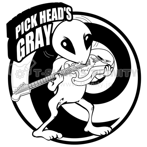 PICK HEAD'S GRAY MONO